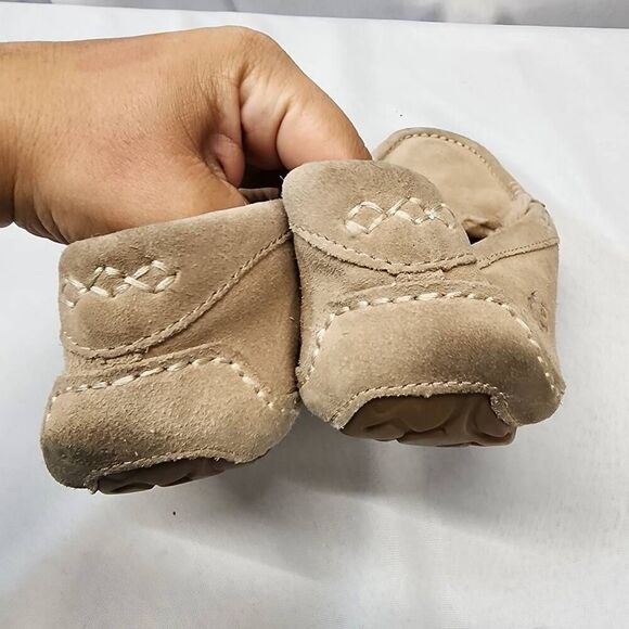 UGG ANSLEY WOMEN SLIPPER SUEDE DRIFTWOOD US 8 Shoes Loafers - Picture 9 of 10